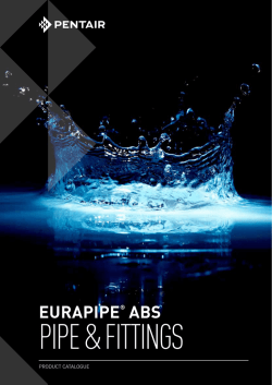 EURAPIPE&reg; ABS - Valves and Controls