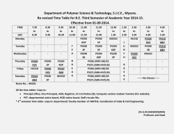 Download Time Table