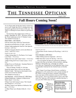 Download the PDF file - Tennessee Dispensing Opticians Association