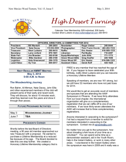 High Desert Turning - New Mexico Woodturners