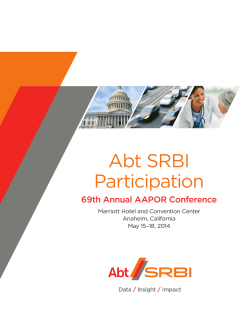 Abt SRBI Participation