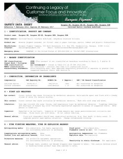 material safety data sheet hydrous kaolin clay