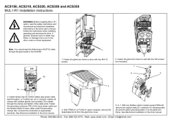 ABB MUL1-R1 Installation Instructions