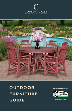 View Comfort Craft Outdoor Furniture Catalog (pdf)