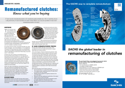 Remanufactured clutches:
