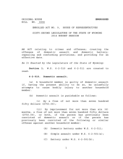 HB0006 - Wyoming State Legislature