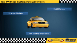 Taxi TV Brings Customers to Advertisers