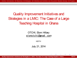 ISQua Webinar_ July 2014_ Elom Otchi