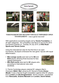 PR. VI Tennis tournament 29th July 2014