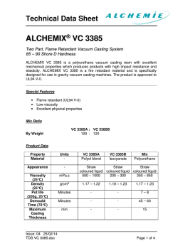 Download VC 3385 Technical Data ( pdf )