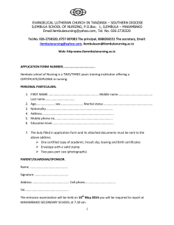 Application FormAPPLICATION FORM FOR 2014.2015