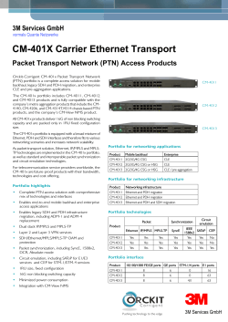 CM-401X Carrier Ethernet Transport