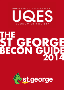 The St George BEcon Guide 2014