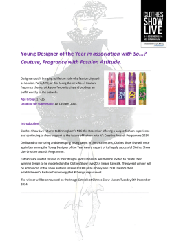 Young Designer of the Year in association with So...? Couture