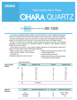SK-1300 - Ohara Corporation