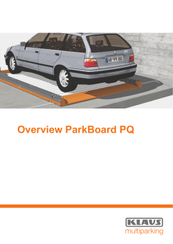 Pallet PQ Overview - Rotex Multiparking