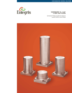 WAFERGARD&reg; SL 1.125&rdquo; C-SEAL GAS FILTERS