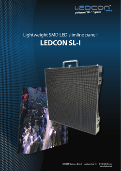 LEDCON SL-I Slimline - LEDCON Systems GmbH