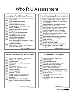 Who R U? Print It! - Virginia Career VIEW