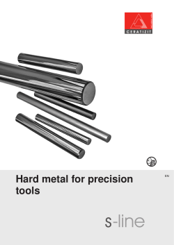 Hard metal for precision tools