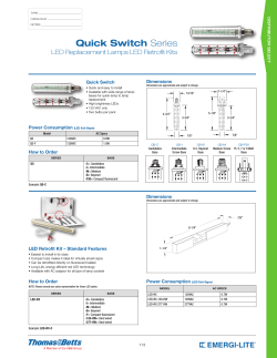 Quick Switch Series - Emergi-Lite