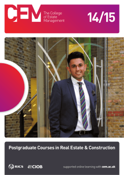 Download a copy of our 2014-15 Postgraduate prospectus