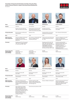 Board of Directors