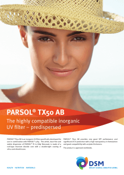 PARSOL® TX50 AB