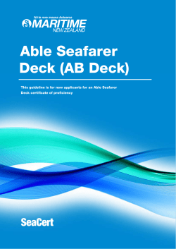 Able Seafarer Deck (AB Deck)