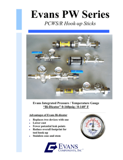 Evans PW Series - Evans Components Inc.