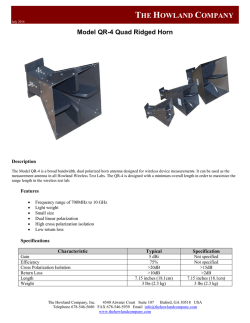 Model QR-4 Data Sheet