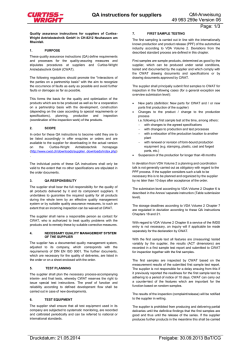 QA instructions for suppliers - Curtiss