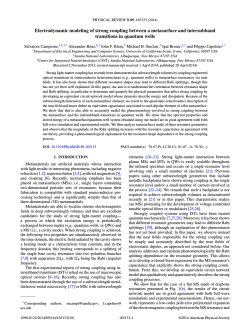 Electrodynamic Modeling Strong Coupling Metasurface and QW