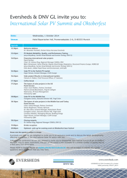 International Solar PV Summit and Oktoberfest