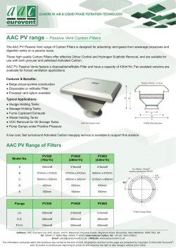 AAC PV Passive Carbon Filters