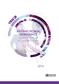 Antimicrobial Resistance: Global Report on Surveillance