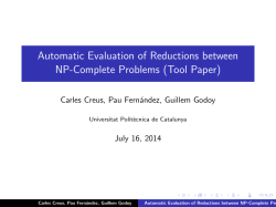 Automatic Evaluation of Reductions between NP