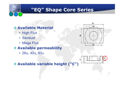 “EQ” Shape Core Series