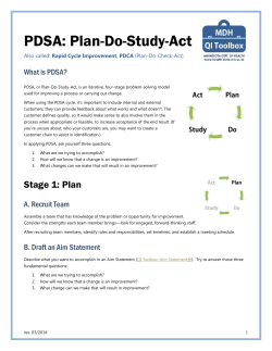 PDSA (Plan-Do-Study-Act)