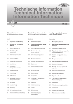 Technische Information Technical Information Information