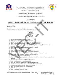 IT2351-Network Programming and Management