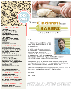 Download Dec 2014 here. - Greater Cincinnati Retail Bakers