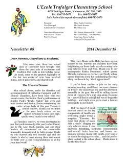 Newsletter No 8 2014 Dec 18