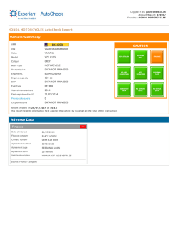 HPI Checked - Doble Motorcycles
