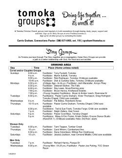 Tomoka Groups listing