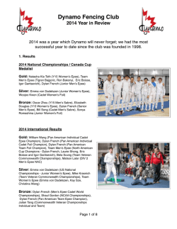 Dynamo 2014 Year in Review