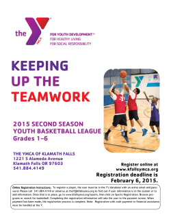 2015 2nd. Season YBL registration