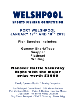 heaviest snapper - South Gippsland Game Fishing Club