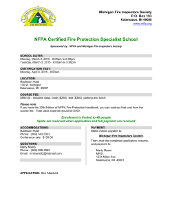 NFPA CFPS School