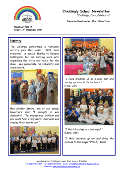 19/12/2014 - Chiddingly Primary School